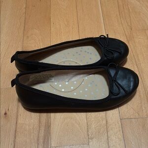 Cat & Jack Black Dress Shoes with Bow